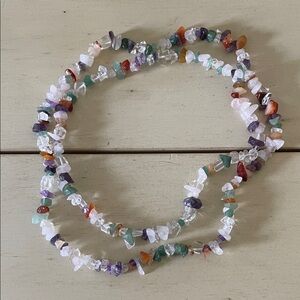 Multicolor Gemstone Beaded Necklace